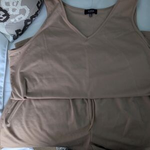 NYDJ Tan Intimates Pajama Set/Lounge Set for Cozy Comfort